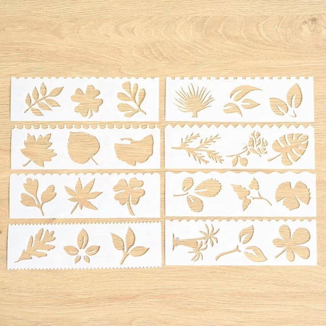 Wholesale Cartoon Style Multifunction Journal Stencil Sheets Template Plastic Stencils Set for Kids DIY Drawing Painting