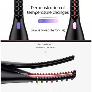 Kit de Maquillaje Más Vendido, Mini Rizador de Pestañas Eléctrico 3D Portátil y Recargable con Cepillo y Peine, Rizador de Pestañas con Calor - Product Image 4