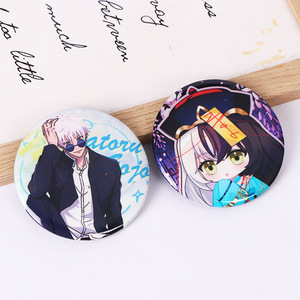 Badge en étain style anime Xin Ding, broches personnalisées imprimées 34623 pour les fans et les collectionneurs - Product Image 1
