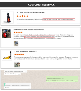 Gran oferta, alta calidad, 1,2 toneladas, 3,5 M, apilador eléctrico de paletas, carretillas elevadoras eléctricas para una carga eficiente en el puerto logístico del almacén - Product Image 5