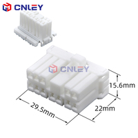 Connecteur automobile 12 broches mâle/femelle à contacts en laiton, boîtier à sertir en nylon, IP67, connecteur fil-circuit pour câblage de véhicule