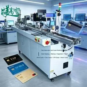 Machine de tri de cartes standard GS1 avec module de lecture-écriture RFID et de marquage laser pour cartes de membre - Product Image 3