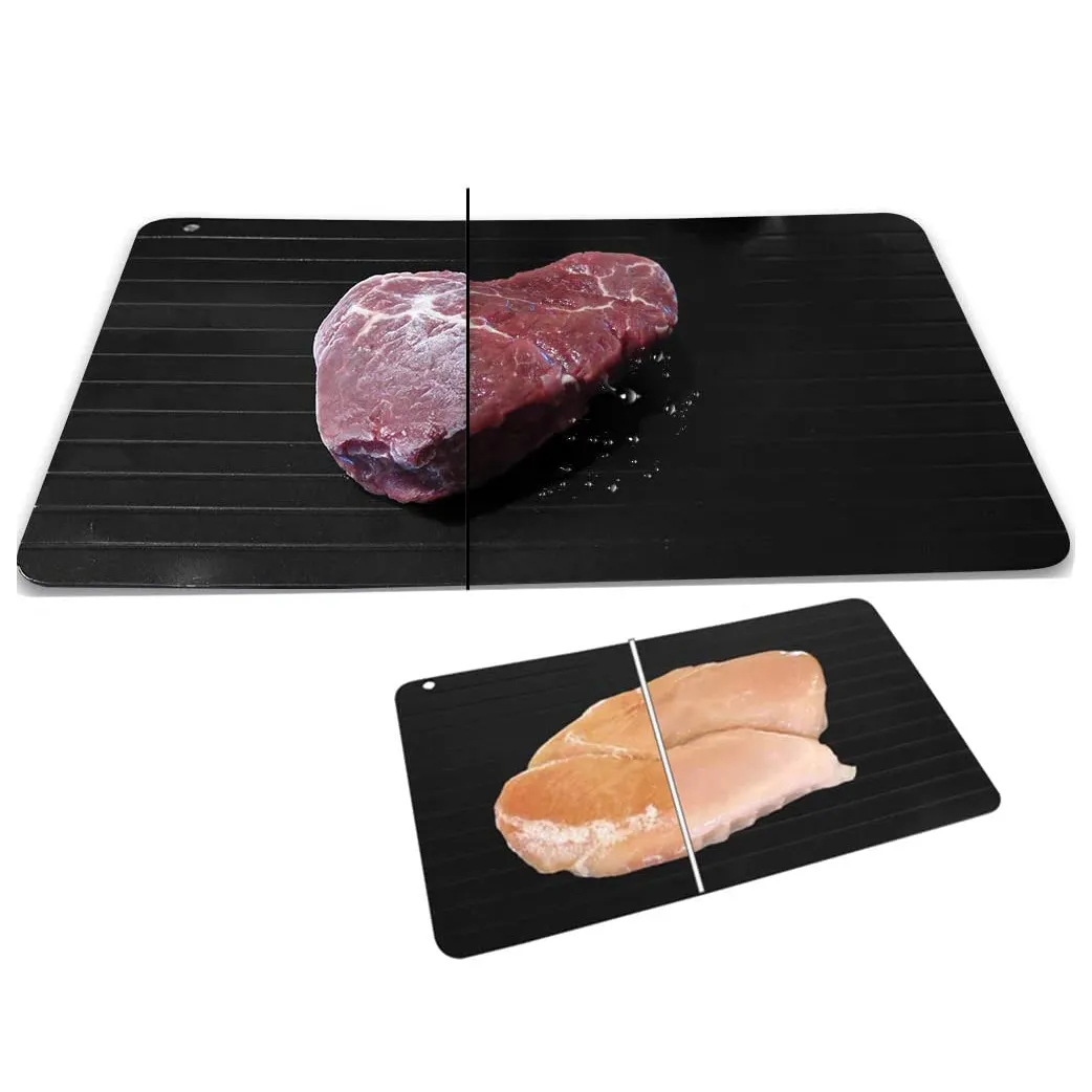 Popular Aluminum Meat Thawing Plate Defrosting Tray for Thawing Meat Chicken Fish