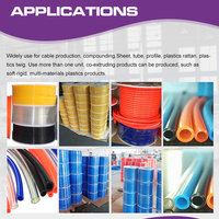 Machine d'extrusion plastique monovis de laboratoire pour la fabrication de filaments, barres, fils, tuyaux et profilés en PP, PE, PVC, ABS, PLA, PMMA, LDPE