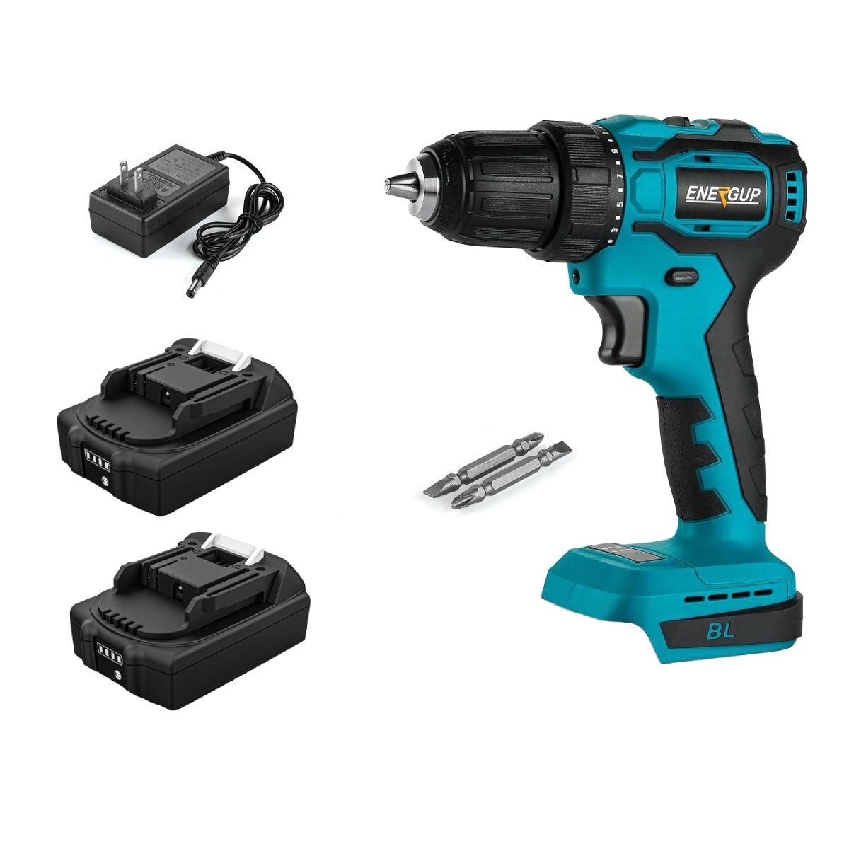 18V Custom Hand Drill Machine Lithium Battery Power Tools Drill Set Impact Cordless Hammer Drill for makita 18v combo kit