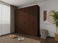 Armoire de rangement d'usine, placard individuel, meuble de chambre à coucher, armoire sur mesure à finition laquée haute brillance