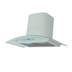 <span class=keywords><strong>Campana</strong></span> <span class=keywords><strong>Extractora</strong></span> de Cocina de Vidrio Templado Curvo Negro con 3 Controles Táctiles - Product Image 2