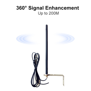 Ngoài trời 433 Mhz Antenna 150m dài phạm vi cho cổng nhà để xe đài phát thanh tín hiệu Booster không dây Repeater - Product Image 4
