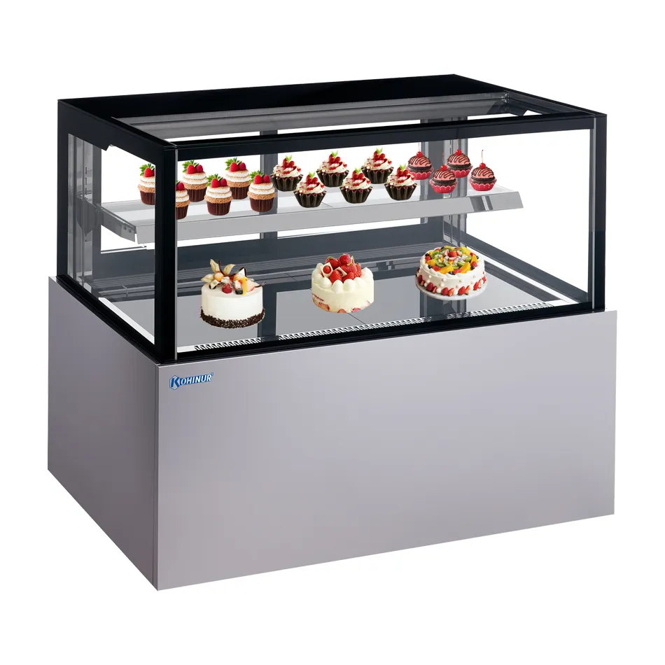 Belnor/Kohinur Cake Display Chiller Voor Koop Commerciële Twee Layer Display Showcase Chiller Taart En Bakkerij Cake Showcase chiller