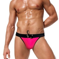 Maillots de bain pour hommes personnalisés, slips de bain sexy à coupe haute, slips de bain taille basse de style européen et américain, bikini couvrant intégralement