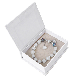 Tùy Chỉnh Nắp Và Cơ Sở Cứng Nhắc Giấy Rõ Ràng PVC Cửa Sổ Trang Sức Bao Bì Mặt Dây Chuyền Vòng Cổ Bangle Vòng Đeo Tay Hộp Nhẫn - Product Image 5