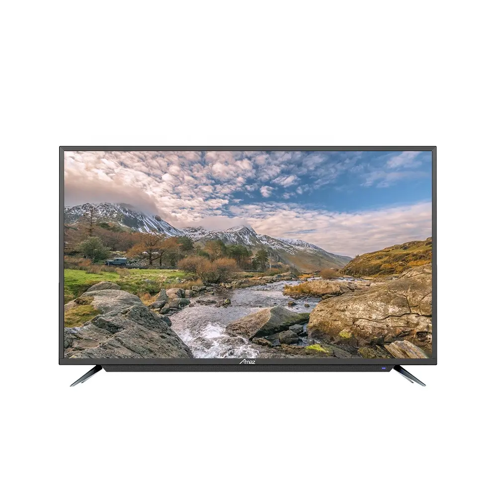 1920*1080 resolução full hd 60 polegadas moldura de metal barra de som 3d smart led tv