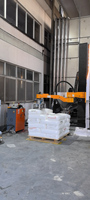 Désengaucheteuse 4 axes pour détergent (cendres de soude/sulfate), bras robotisé, 25-100 kg/sac, 120 sacs/h, servomoteur, guidée par vision, PLC