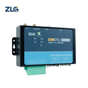 เครื่องบันทึกข้อมูล ZLG CANDTU-200UWG แบบสองช่องสัญญาณ 4G GPS CAN Bus สำหรับการตรวจสอบยานพาหนะ - Product Image 1