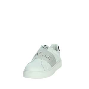 Chaussures tendance en toile Gaelle Paris pour filles, modèle GS0036L, blanc argenté, taille 35 - Product Image 6