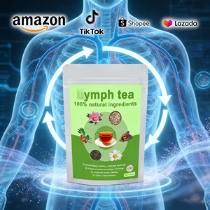 Tisane Détoxifiante et Drainante Bio Naturelle pour les Ganglions Lymphatiques – <span class=keywords><strong>Pissenlit</strong></span>, Hibiscus, Feuille de Busserole pour Soulager les Gonflements et les Contusions, Améliorer la Circulation Lymphatique - Product Image 1
