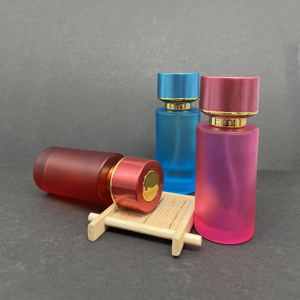 Custom Color Hot Sale Large Capacity Perfume <b>Bottle</b> Luxury Clear 50ml Round Glass Perfume <b>Bottle</b> with Gold Spray Cap - Product Image 6
