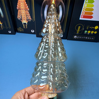 Ampoule LED décorative pour sapin de Noël, style vintage en verre, blanc chaud, filament décoratif, E27, ampoule à économie d'énergie