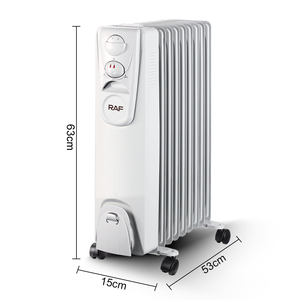 Calentador eléctrico de radiador lleno de aceite RAF de 2000W con funcionamiento silencioso de ajuste de tres engranajes y ruedas portátiles - Product Image 5