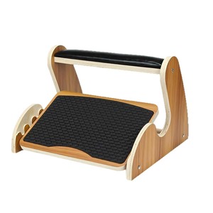 Wooden Footstool With Balance Pad Multi Function Home <b>Office</b> Desk <b>Stool</b> Living Room Furniture Modern Design - Product Image 5