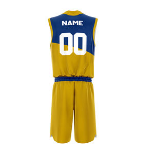 Maillots de basket-ball personnalisés OEM d'été BSCI avec logo uniforme d'équipe grande taille nouveau numéro de modèle - Product Image 2