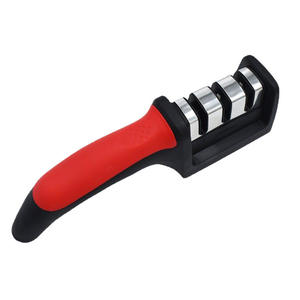 Affilacoltelli Manuale 3 in 1 con Manico, 3 Fasi, Multifunzione, in Acciaio al Wolframio e Pietra Ceramica - Product Image 6