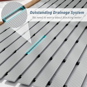 Chống trượt PVC Dải Thảm spa tắm Mat hiện đại kỵ nước không thấm nước thoát nước Mat Hollow ra lưới Thảm Bathmat cho phòng tắm - Product Image 6