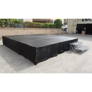 Easy assembling collapsible mobile portable catwalk stage