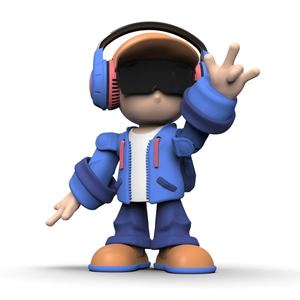 Juguetes Interactivos para Mascotas con IA de Meteer, Venta al Por Mayor de Fábrica |   <span class=keywords><strong>Chat</strong></span> de voz, reconocimiento automático de música y baile |   Controlado por Bluetooth y aplicación - Product Image 6