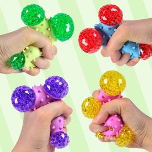 ลูกบอลนวดมือ TPR ประดับลูกปัดหลากสีขนาด 7 ซม. ยี่ห้อ Jincan ของเล่นระบายความเครียดรูปองุ่นสำหรับเด็กชายและเด็กหญิง อายุ 2-4 ปี - Product Image 4