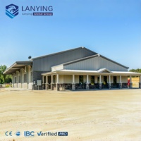 Bâtiment métallique préfabriqué à structure en acier pour entrepôt, hangar et atelier