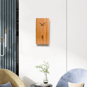 Horloge <span class=keywords><strong>murale</strong></span> analogique en bambou écologique, bol chantant et rétro, Design moderne, nouvelle collection - Product Image 3