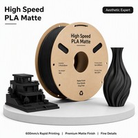 Fil PLA Mat pour Imprimante 3D, Diamètre 1,75 mm, Double Température d'Impression (210°C/190°C), Service de Moulage, Origine Guangdong