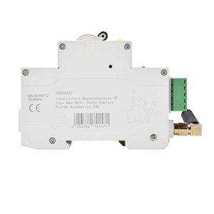 Disjoncteur intelligent WIFI 2P 63A Application TUYA 3 rails DIN Fonction de contrôle de la consommation d'énergie occupée Contrôle à distance Produit intelligent - Product Image 2