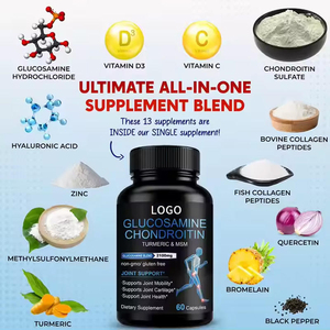 ยาเม็ดกลูโคซามีน OEM บำรุงข้อต่อ ผสมสมุนไพร กลูโคซามีน คอนดรอยติน MSM แคปซูล ผสมขมิ้น บำรุงสุขภาพข้อต่อ - Product Image 5