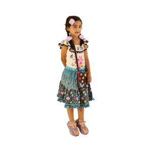 Yiwu Kids Girl Summer Clothing Set Infant <b>Toddler</b> Girl Skirt and Shirt Set Boutique Girls Encanto Outfit with Match Purse - Product Image 2