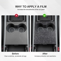 Autocollant de voiture en vinyle noir effet carbone forgé 5D de luxe, 1,52 m x 16 m, film mat PET anti-rayures, pour enveloppement de voiture