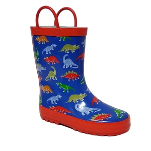 <span class=keywords><strong>Bottes</strong></span> de pluie en caoutchouc imperméables imprimées <span class=keywords><strong>licorne</strong></span> 3D personnalisées en usine pour bébés Hauteur de demi-botte Caractéristique antidérapante pour l'hiver - Product Image 6
