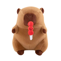 HY7 Nouvelle Peluche Capybara Gourd Sucré Extensible de Dessin Animé, Poupée Célébrité Internet