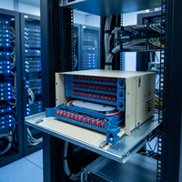Panel Patch Rack Mount ODF untuk Distribusi Serat Optik 24/48/72-Core untuk Penggunaan Terminal Serat Optik