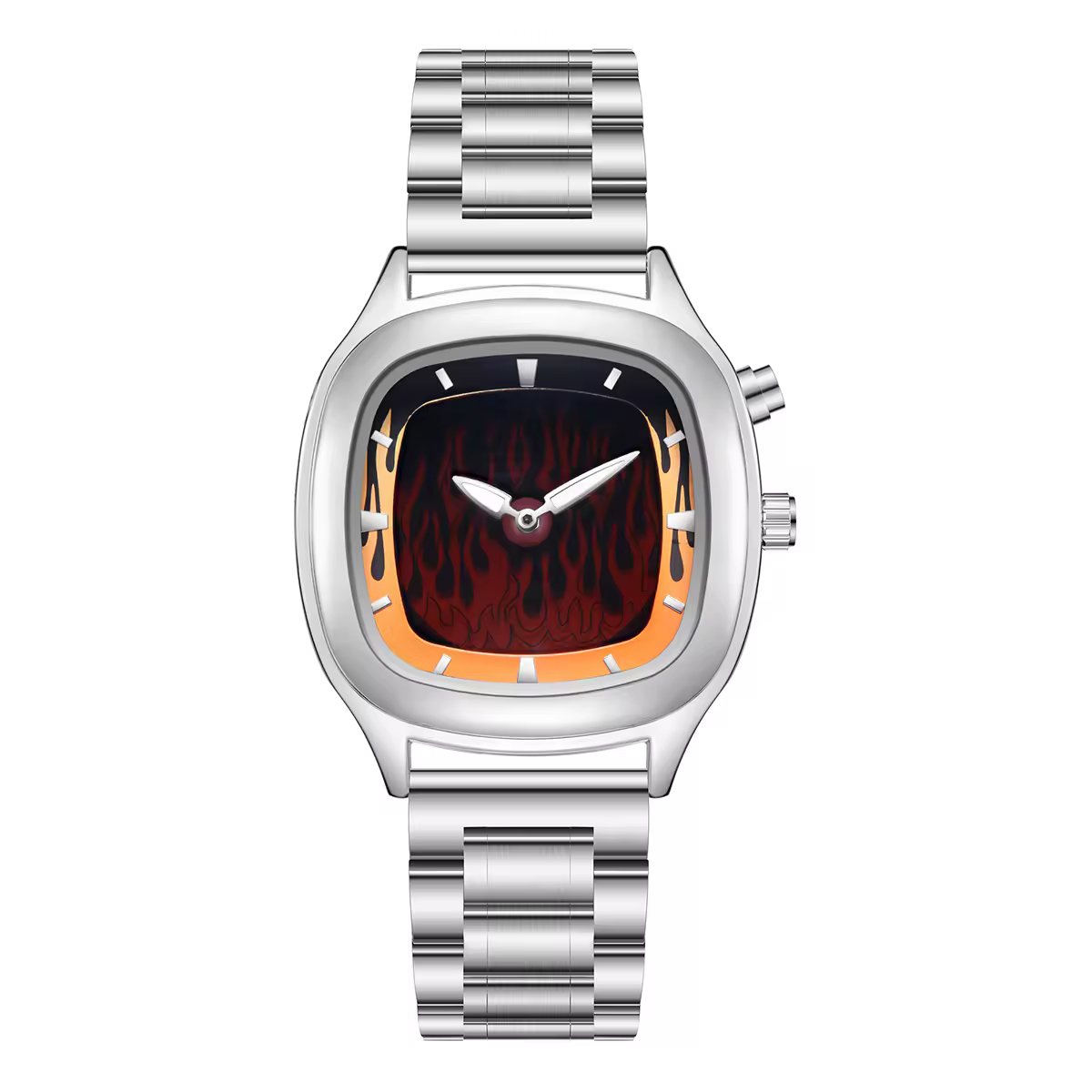 Quadrato arancione fuoco