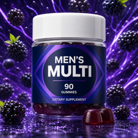 Compléments alimentaires multivitaminés pour hommes sous marque privée – Comprimés gommeux quotidiens – Formule personnalisée OEM/ODM – Vente en gros