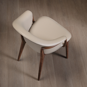 Vente en gros de nouveaux produits Chaise papillon Chaise de salle à manger esthétique orientale Chaise silencieuse de luxe en bois massif <span class=keywords><strong>Fauteuil</strong></span> assis confortable - Product Image 3