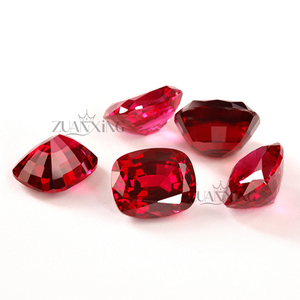 Hình chữ nhật đệm cắt phòng thí nghiệm phát triển <span class=keywords><strong>Ruby</strong></span> 5A lớp agl chứng nhận Pigeon máu đỏ <span class=keywords><strong>Ruby</strong></span> nhiệt điều trị đá quý trang sức cho chiếc nhẫn làm cho - Product Image 3