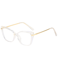 Kenbo Eyewear 2021 Cat Eye Lunettes anti-lumière bleue pour femme Monture optique Tr90 surdimensionnée et colorée