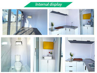 20 pieds 40 pieds Maisons modulaires préfabriquées Petites maisons Cabine Bureau Portable Maison Pod Apple Cabine