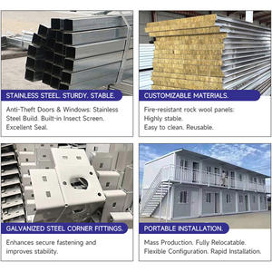 Contenedor de Envío Prefabricado de Bajo Costo de Transporte para Construcción Inmobiliaria, Diseño de Casa Contenedor Plana - Product Image 6