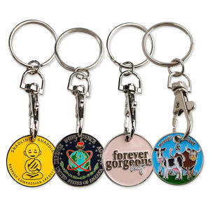 Porte-clé <span class=keywords><strong>personnalisé</strong></span> en métal, pièce <span class=keywords><strong>de</strong></span> monnaie, <span class=keywords><strong>jeton</strong></span> <span class=keywords><strong>de</strong></span> chariot, vente, bon marché - Product Image 6