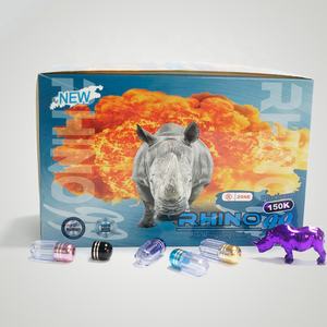 PET/PP 3D Plastic Custom Packaging Boxes 3D <b>Box</b> Packaging for Rhino Male Enhancement Sex <b>Pills</b> Packaging - Product Image 6