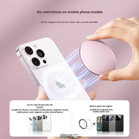 Support de téléphone portable magnétique rotatif en alliage d'aluminium Kapuda, disponible en 6 couleurs, pour téléphones magnétiques